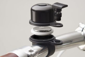 This clever bicycle bell hides an Apple AirTag