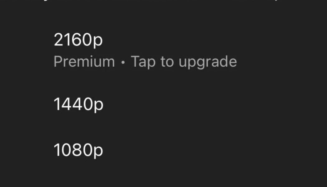 YouTube locks 4K playback behind Premium subscriptions in latest test