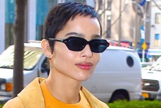 Zoë Kravitz’s Floor-Sweeping Cardigan Is So Mary-Kate and Ashley That It Hurts