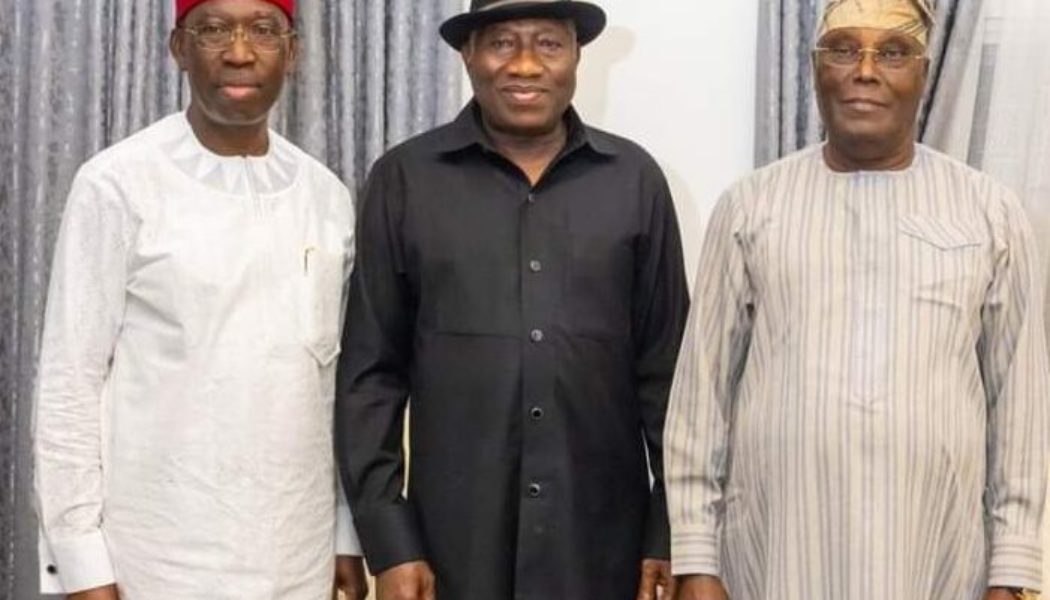 2023: Atiku, Okowa Visit Former President, Goodluck Jonathan