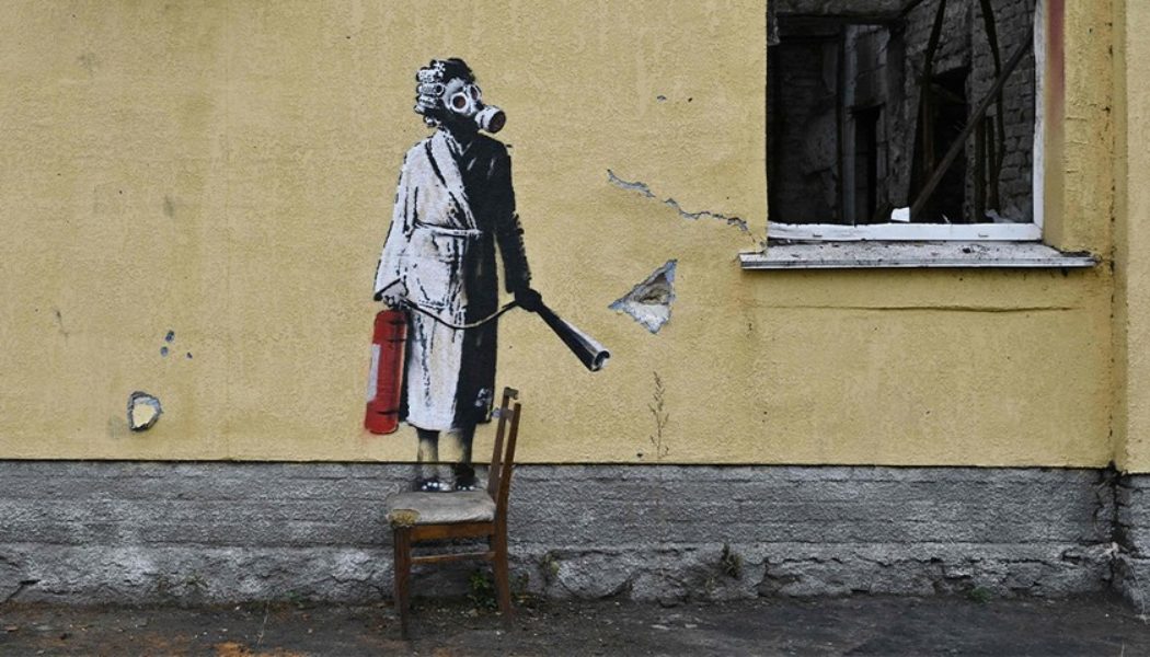 Banksy Confirms Seven New Murals in Ukraine