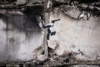 Banksy Confirms Their Gymnast Graffiti In Ukraine Is Official