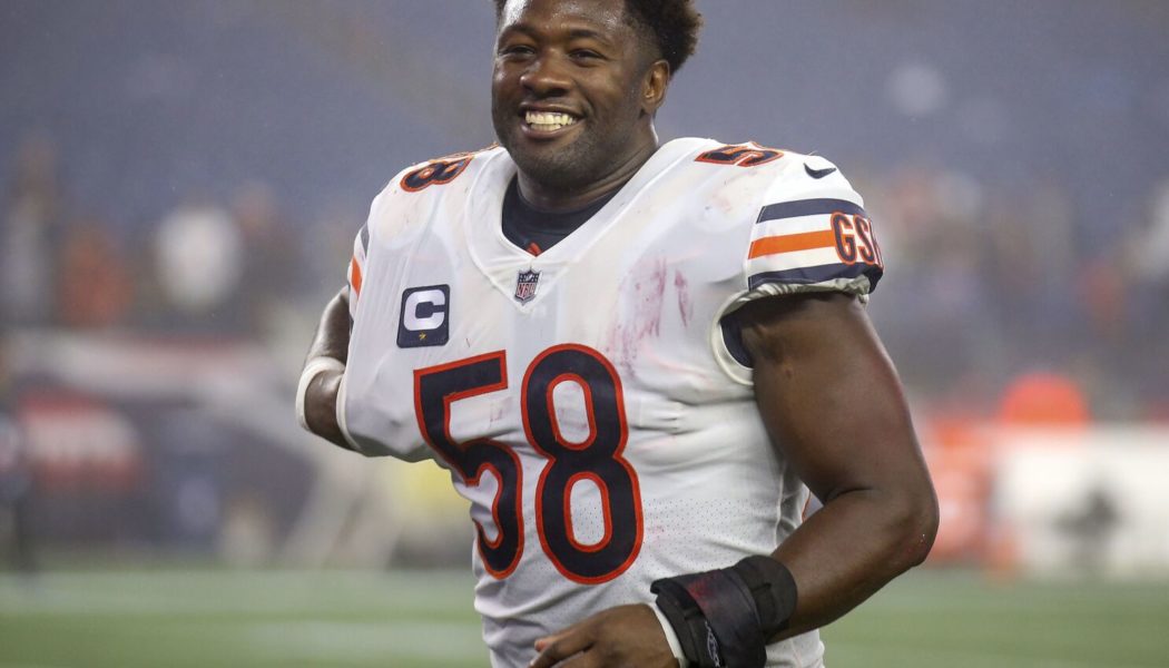 Chicago Bears LB Roquan Smith Traded To Baltimore Ravens