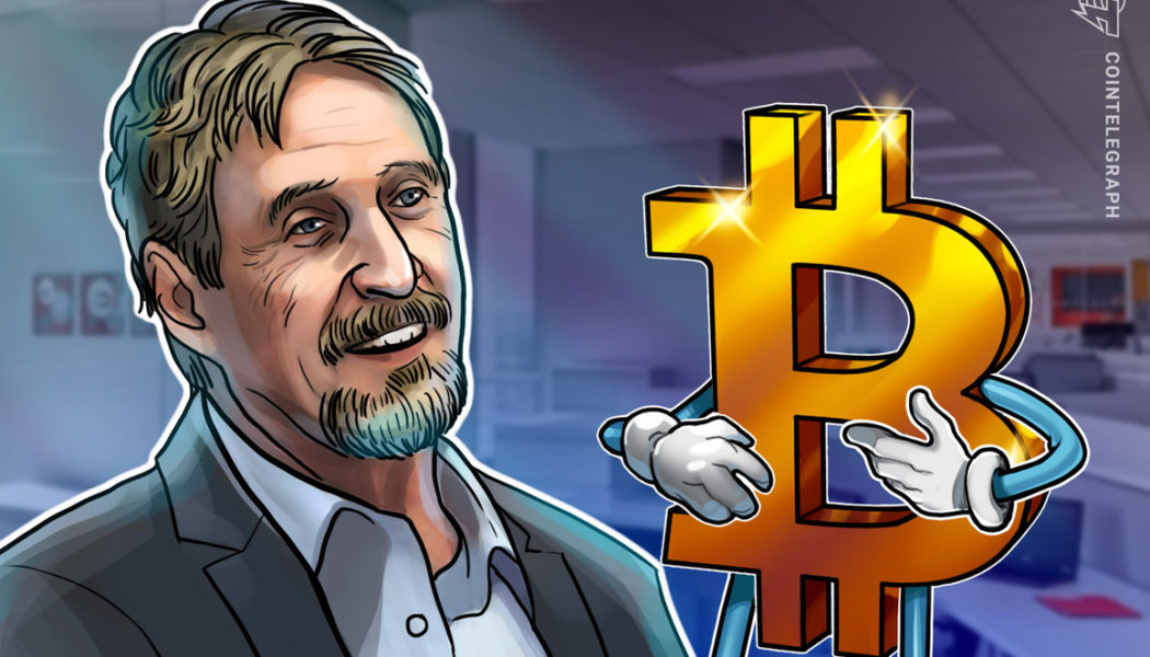 Crypto Stories: The late John McAfee tells the story of how he first found out about Bitcoin