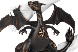 Daniel Arsham Unveils New “BRONZE CRYSTALIZED CHARIZARD” Sculpture