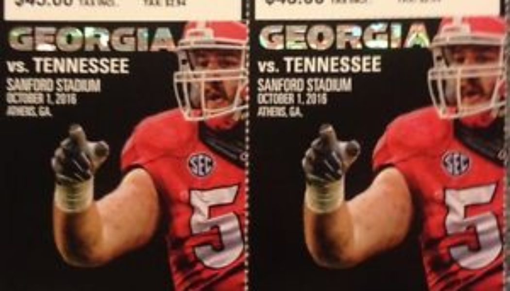 Front Row Seats for Tennessee vs. Georgia Priced at Over $3,300, Cheapest Seats Over $600