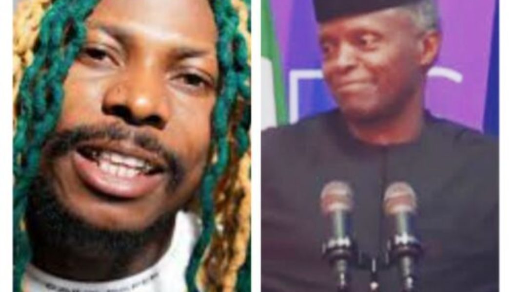 Funny Moment VP Osinbajo Sang “Organise” by Asake To Educate Audience At National Theatre