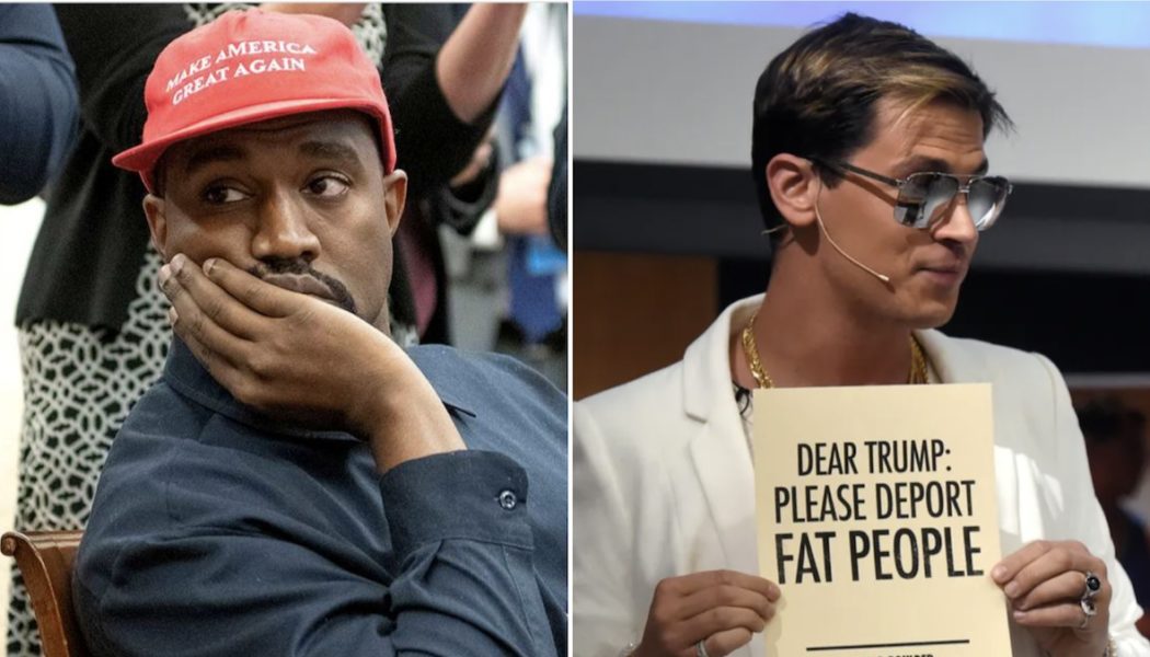 Kanye West Enlists Alt-Right Provocateur Milo Yiannopoulos to Work on 2024 Presidential Campaign