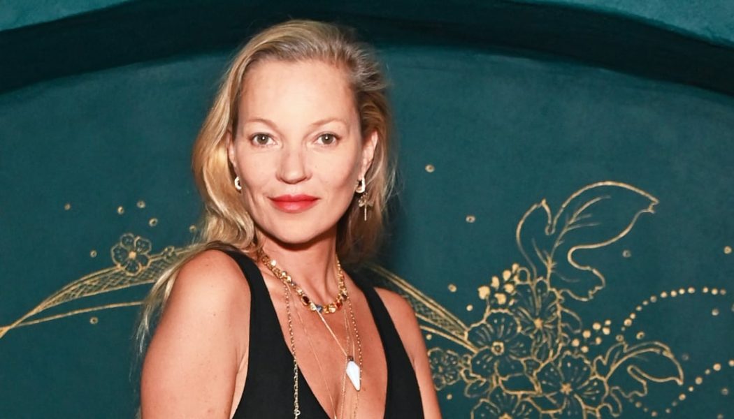 Kate Moss Certifies her Supermodel Status in a Sheer Backless Dress and Black Thong