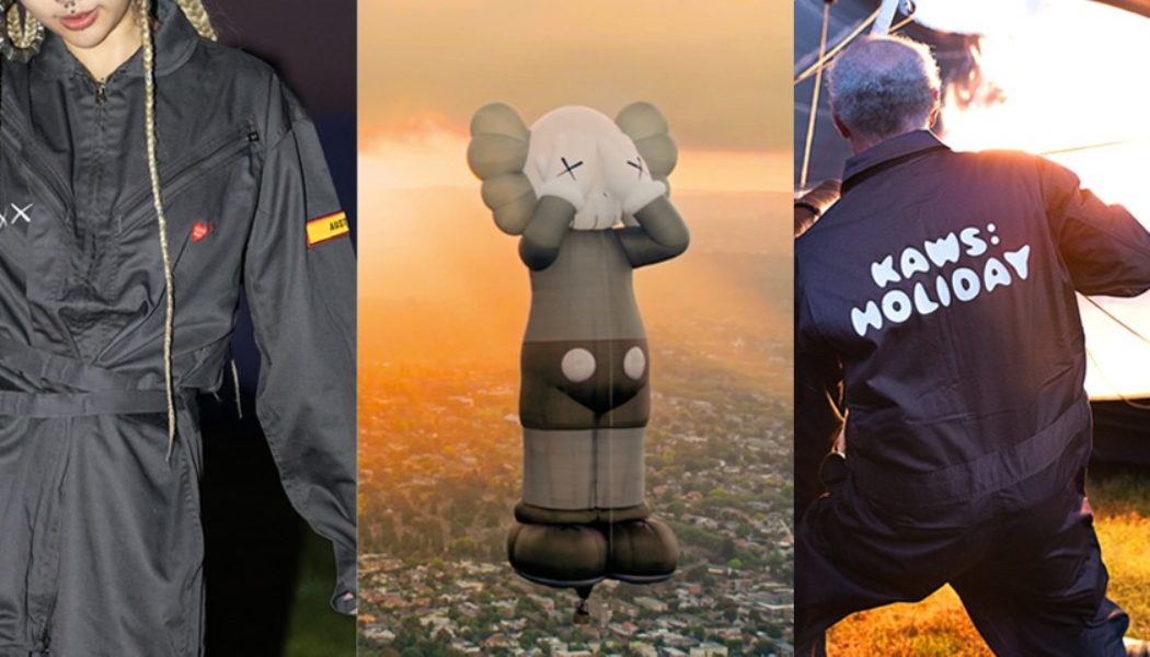 ‘KAWS:HOLIDAY’ Hot-Air Balloon Tours Melbourne Skies