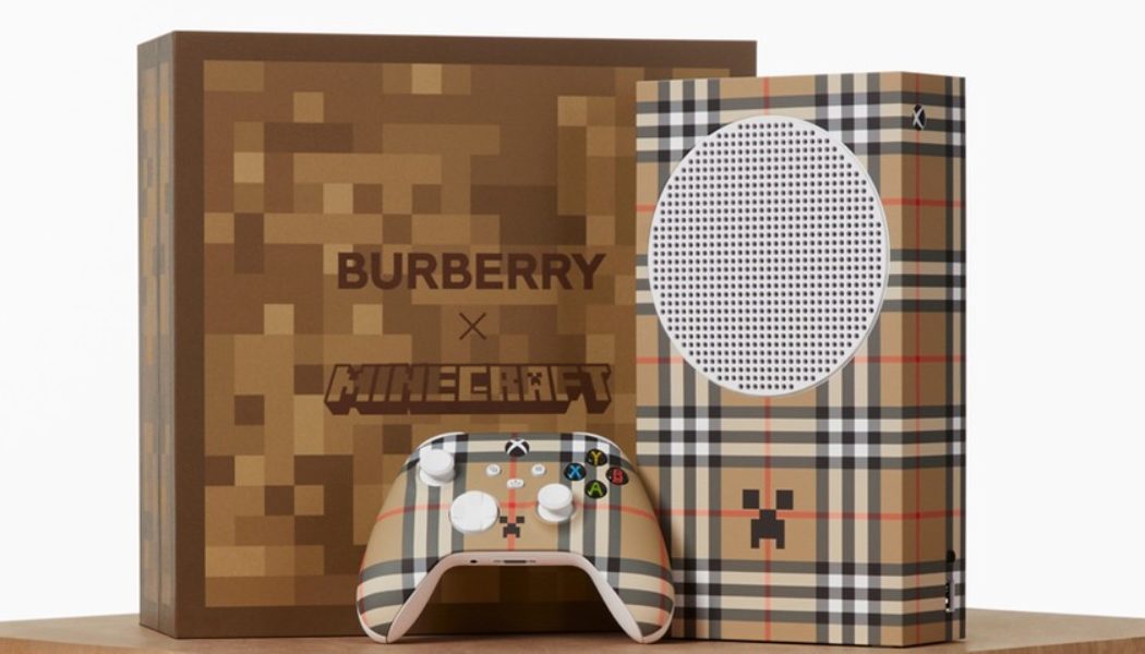 Minecraft and Burberry Expand Collaboration Lineup with Exclusive Xbox Design