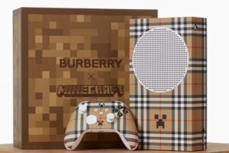 Minecraft and Burberry Expand Collaboration Lineup with Exclusive Xbox Design