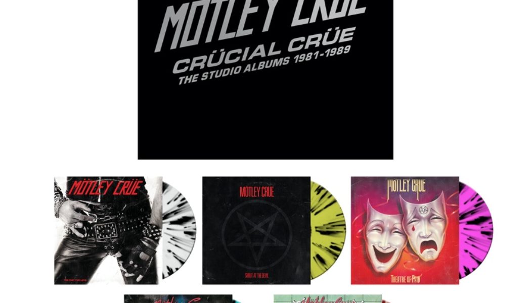 Mötley Crüe Announce “Crücial Crüe: The Studio Albums 1981-1989” Vinyl Box Set