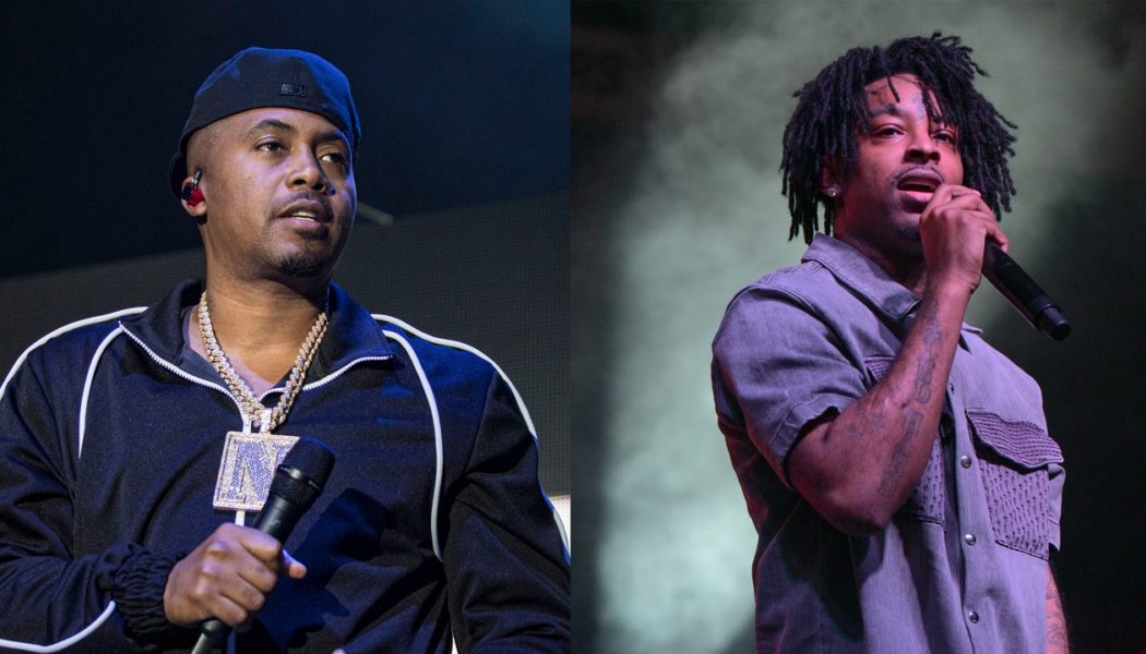 Nas and 21 Savage Release New Song “One Mic, One Gun”: Listen