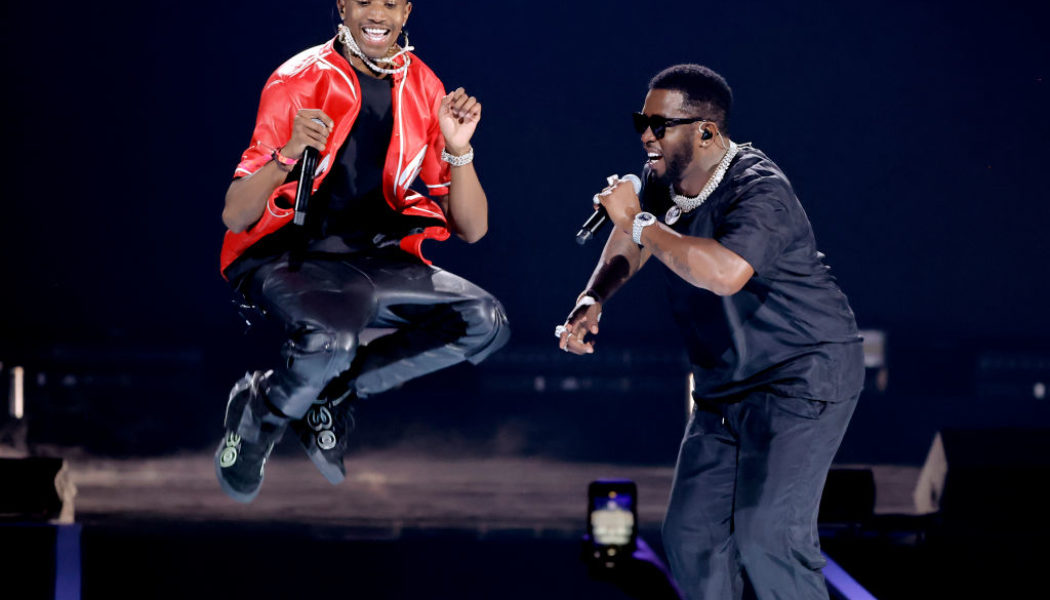 P. Diddy & Son Christian Celebrate Having Their Records Top The Charts At The Same Time