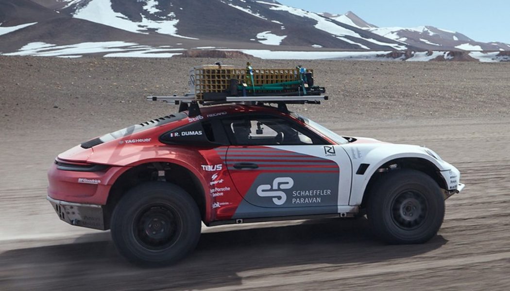 Porsche 911 Prototype Scales Highest Volcano In the World