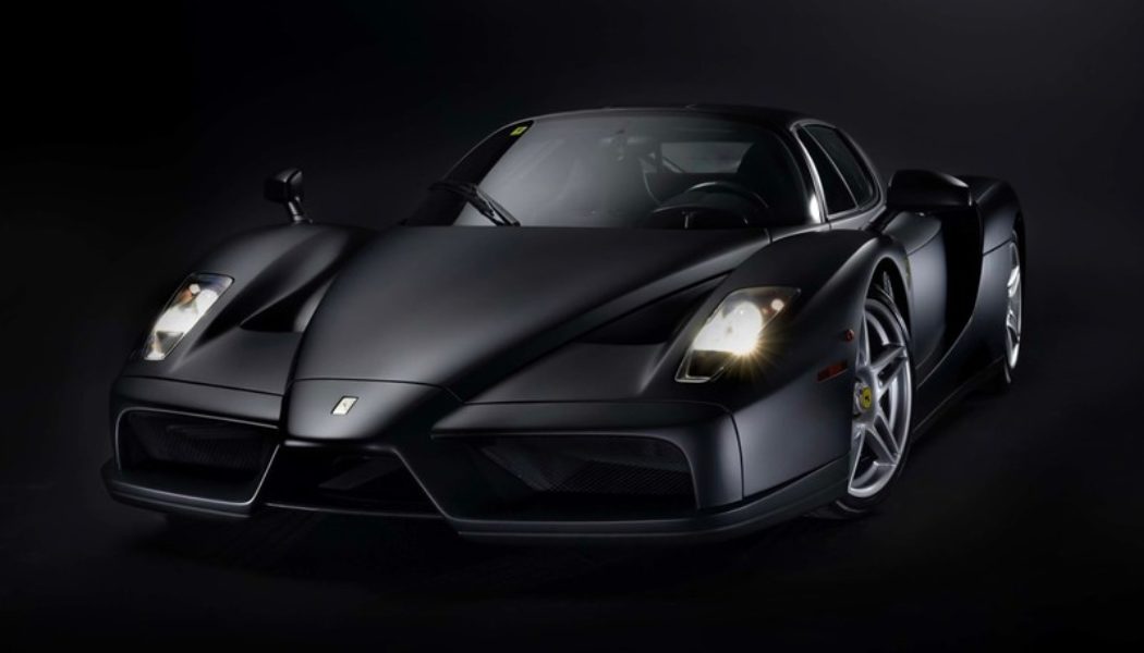 RM Sotheby’s Auctions One-Off Factory Matte Black Enzo