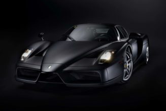 RM Sotheby’s Auctions One-Off Factory Matte Black Enzo