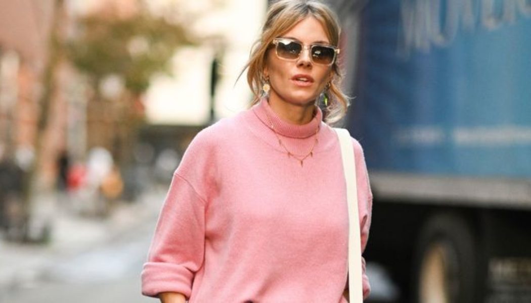 Sienna Miller Just Wore the Ultimate ’90s Trouser-and-Shoe Pairing