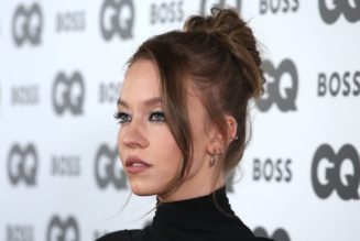 Sydney Sweeney Shines in a Plunging Metallic Breastplate with Cracked Mirror Nails at the GQ Awards