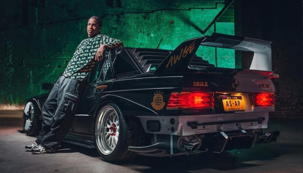 Take a First Look at A$AP Rocky’s Real-Life ‘Need for Speed’ Mercedes-Benz 190E