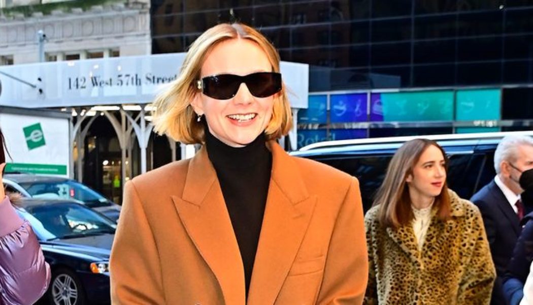 The Boot, Trouser and Coat Combo Carey Mulligan Keeps Wearing Is So London