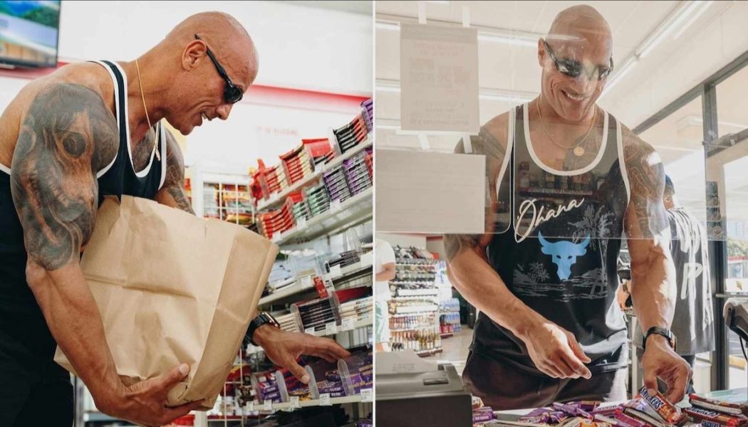 The Rock Buys Out All the Snickers From His Local 7-11 to Make Up for Past Stealing: Watch