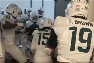 Twitter Reacts to Video of Michigan State Players Fight with Wolverines in Postgame College Football Tunnel Scuffle