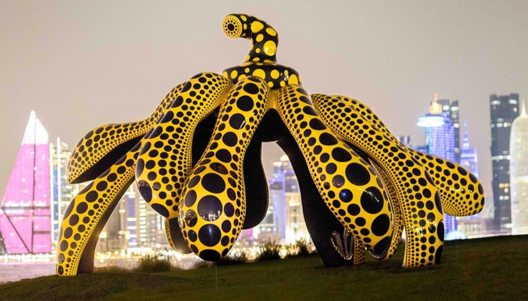 Yayoi Kusama Launches New Outdoor Exhibition in Qatar