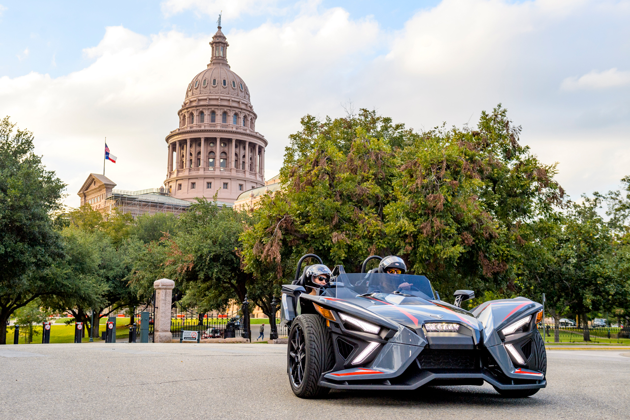 Polaris Slingshot Three-Wheeler Motorcycle Autocycle Slingshot S Slingshot SL Slingshot SLR Slingshot R Slingshot Signature LE Auto Manual Transmissions 