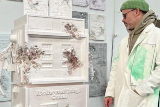 Daniel Arsham Presents Crystal-Eroded Gas Pump Relic