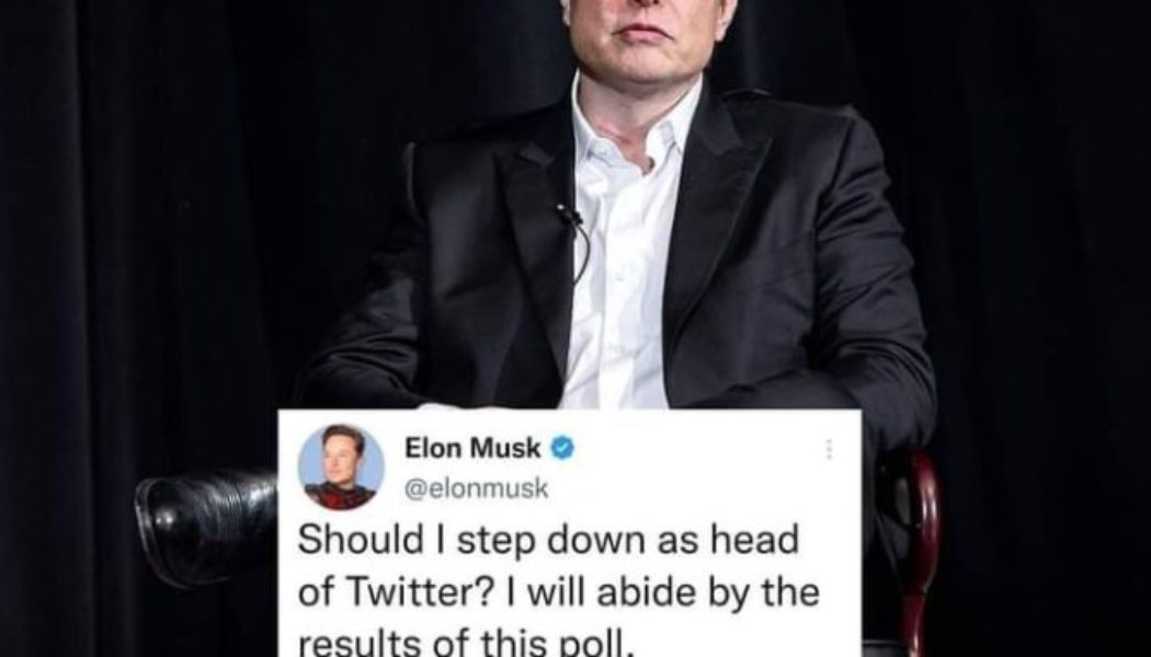 Elon Musk Polls Whether To Remain Twitter Boss Or Not