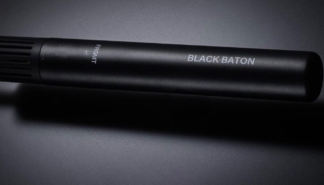 fragment design Joins cado for Ultra-Portable “Black Baton” Hair Dryer