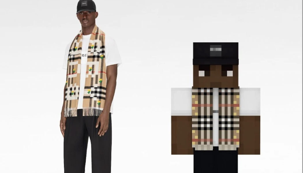 HHW Gaming: Burberry x Minecraft Team Up For Capsule Collection & In-Game Items