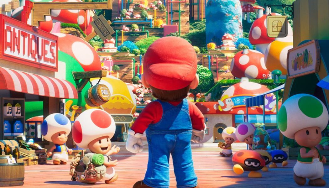 In the new Super Mario Bros. Movie clip Toad is a fun guy