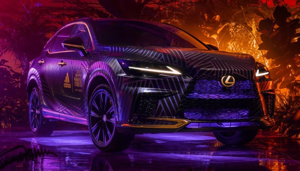 Lexus and adidas S.E.E.D Unveil ‘Black Panther: Wakanda Forever’ Lexus RX 500h F SPORT