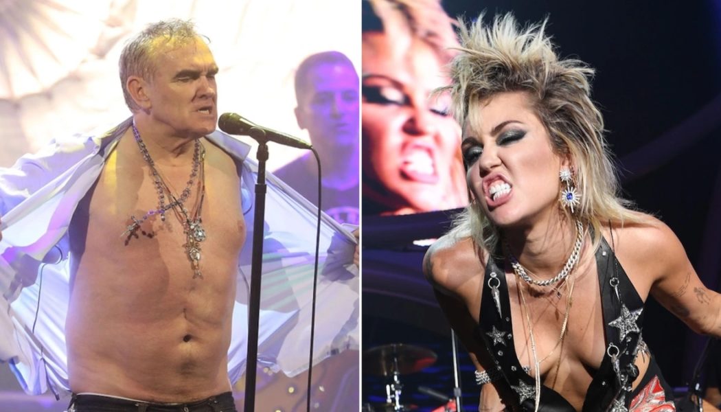 Morrissey Announces Label Split, Says Miley Cyrus Wants Off His New Album