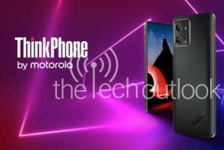 Motorola ThinkPhone leak shows off a Lenovo ThinkPad-like phone