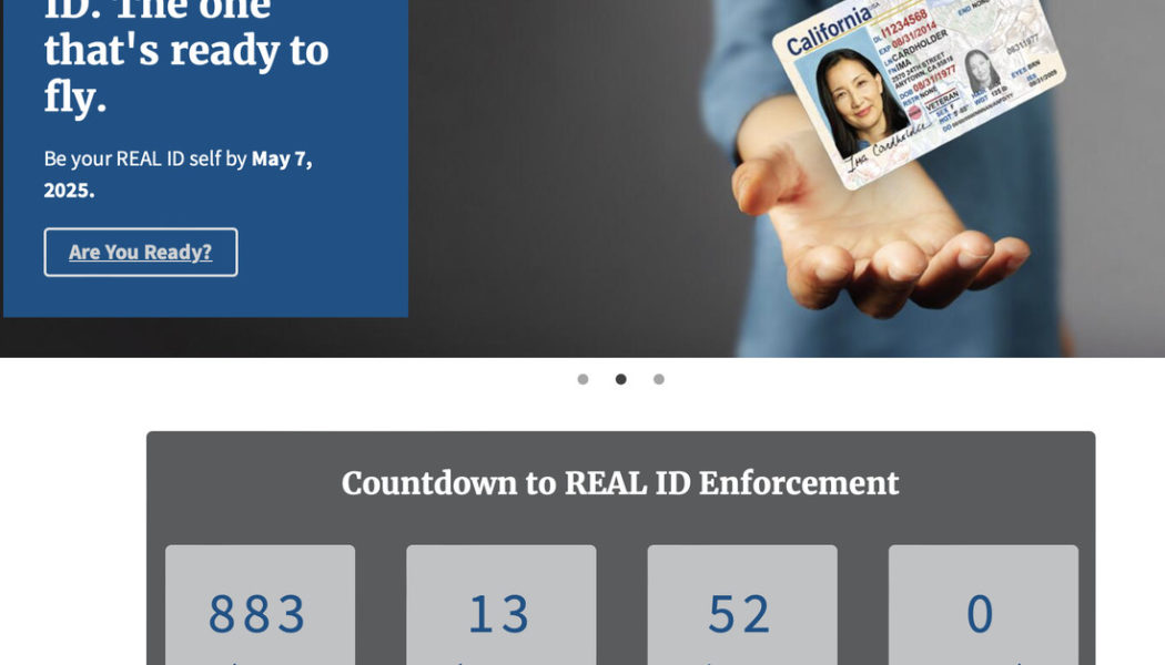 Now you won’t have to get a Real ID for two more years