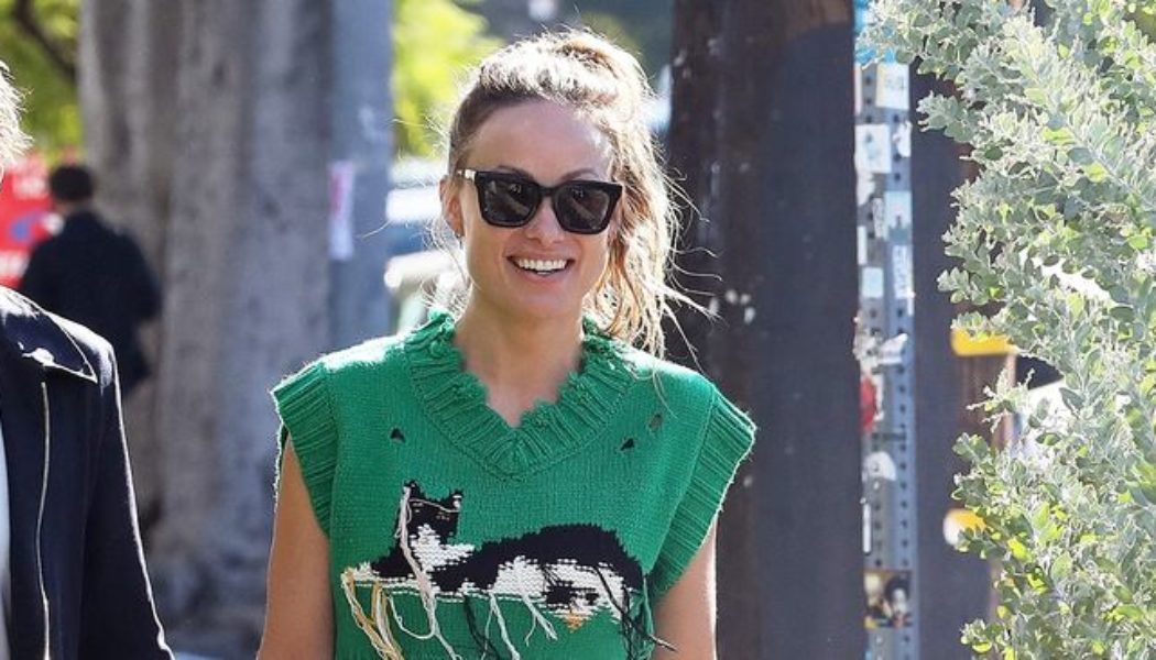 Olivia Wilde Wore the Latest Anti-Skinny-Jean Trend to Get Behind