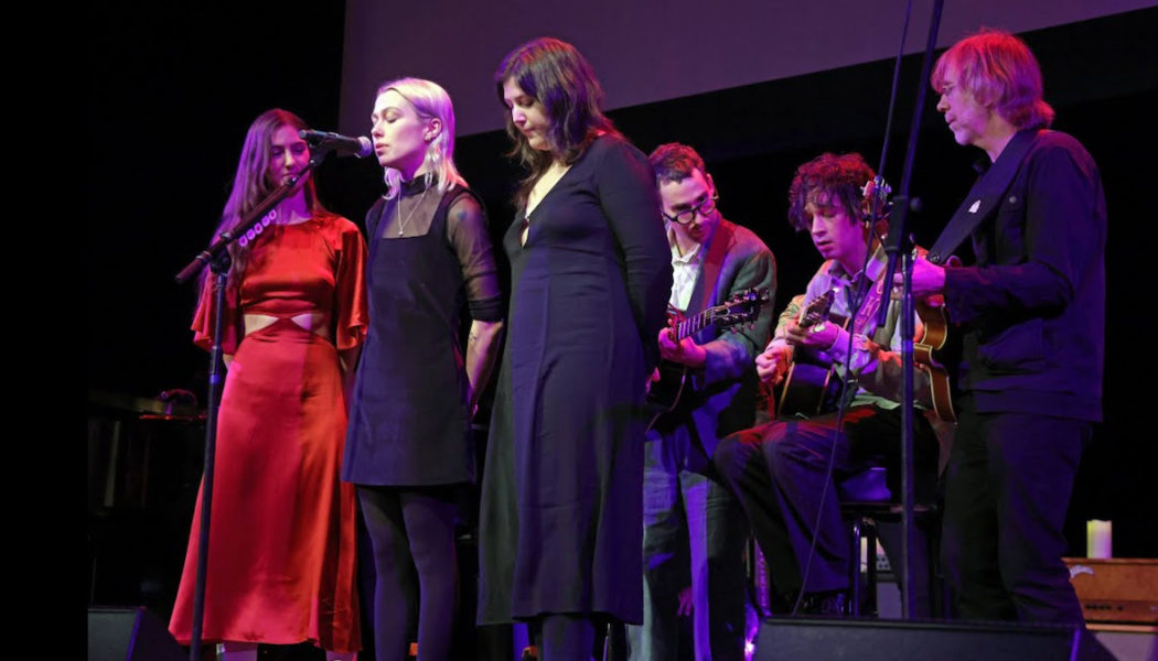 Phoebe Bridgers Covers “These Days” with Jack Antonoff, Lucy Dacus, Weyes Blood, and Matty Healy: Watch