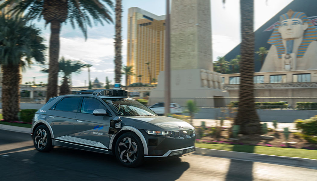 Robotaxis are now available to hail on the Uber app in Las Vegas