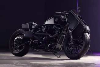 Rough Crafts’ “Cosmos Charger” Is a Harley-Davidson Street Bob With a Sci-fi Makeover