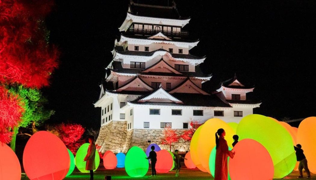 teamLab Transforms Historic Castle Into an Interactive Art Space