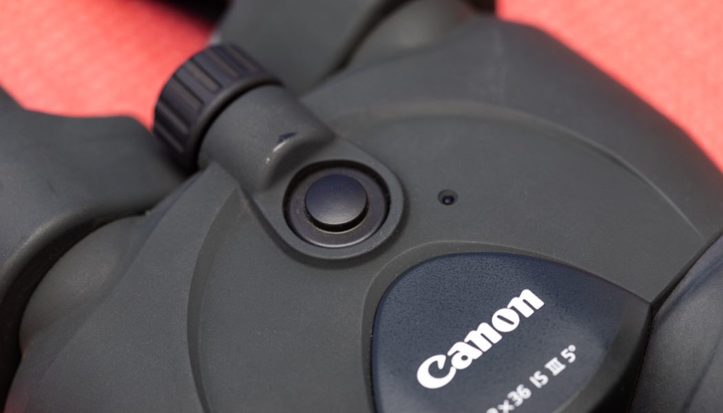 The button on Canon’s image-stabilized binoculars unlocked superhuman sight