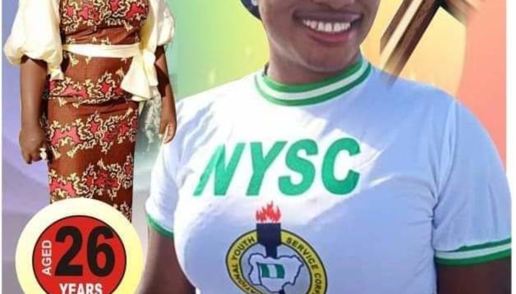 Young lady died a day after passing out from NYSC camp