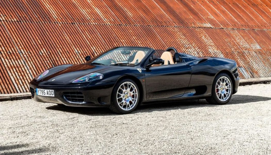 A 2001 Ferrari 360 Spider Previously Owned by David Beckham Hits the Market