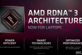 AMD promises RTX 3060 desktop graphics performance with new RDNA 3 laptop GPUs