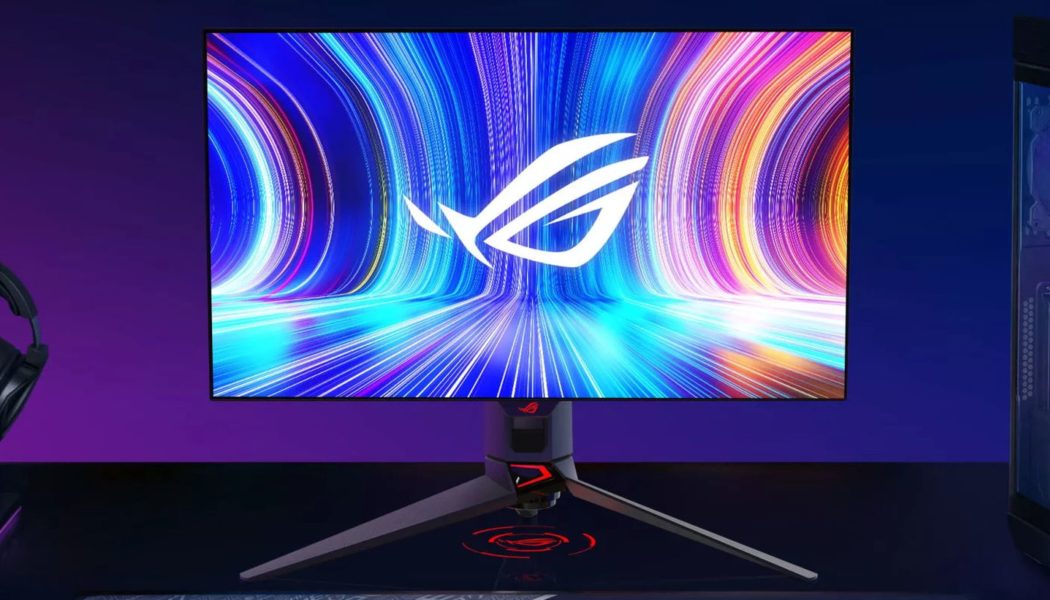 Asus’ new 27-inch OLED gaming monitor has a heatsink to keep cool