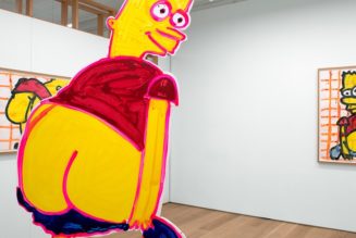 Bart Simpson Plays Muse in Katherine Bernhardt’s Latest Exhibition